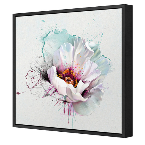 Ellidy_Design Explosion Of White Canvas Wall Art | Temple & Webster