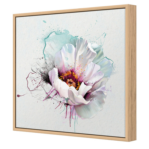 Ellidy_Design Explosion Of White Canvas Wall Art | Temple & Webster