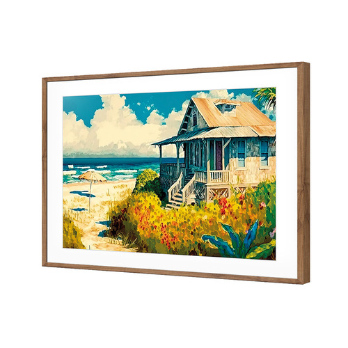 Seashore Shanty Printed Wall Art | Temple & Webster