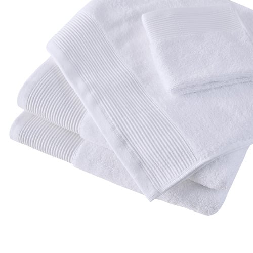 6 Piece Retreat Cotton-Blend Bathroom Towel Set