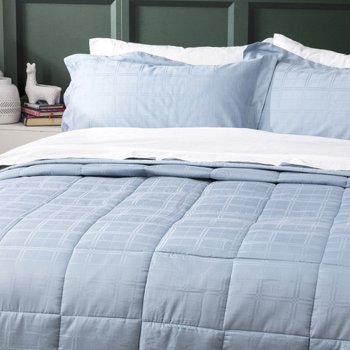 Ddecorhome Sky Willow 500tc Jacquard Cotton Comforter Set Temple