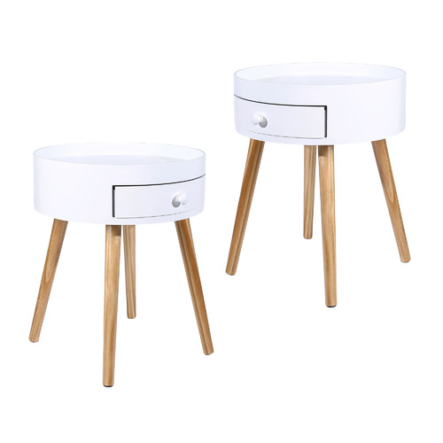 ZenHome Ezeenq Tray Top Bedside Tables Temple & ster