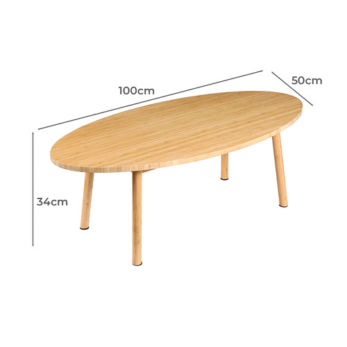 ZenHome Lucina Japanese Style Coffee Table Temple & ster