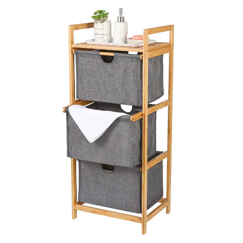 ZenHome Ringle Bamboo Storage Rack Temple & ster