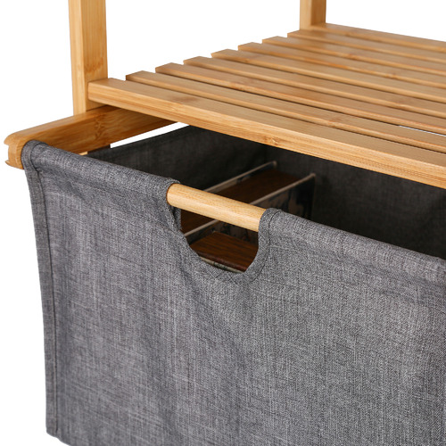 ZenHome Ringle Bamboo Storage Rack Temple & ster