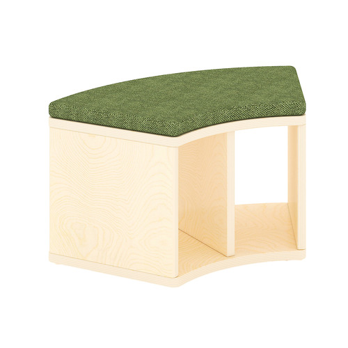 Kids' Clara Arc Bookcase with Bench