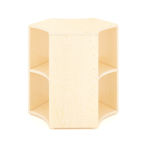 Kids' Clara 2 Tier Polygon Bookcase Cabinet