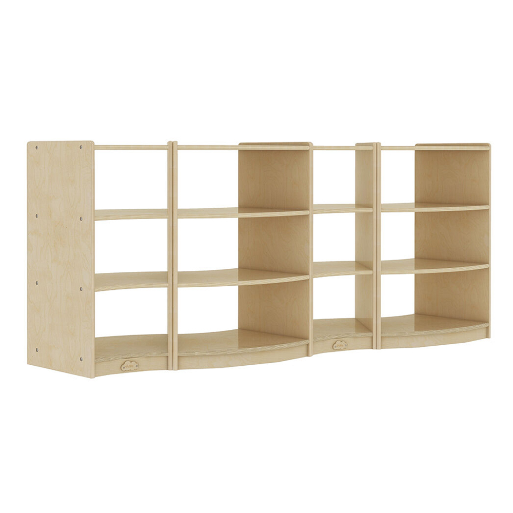 Jooyes Kids' Rumi 76cm Open Back Curved Shelf