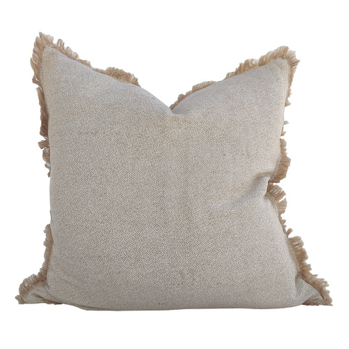 Natural Flax Bedouin Rustic Jute Linen Cushion