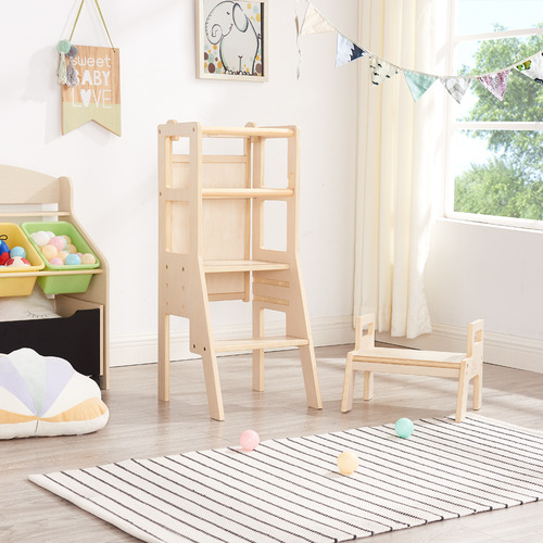 2 Piece Charlotte Learning Tower & Step Stool Set