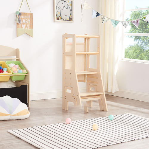 2 Piece Charlotte Learning Tower & Step Stool Set
