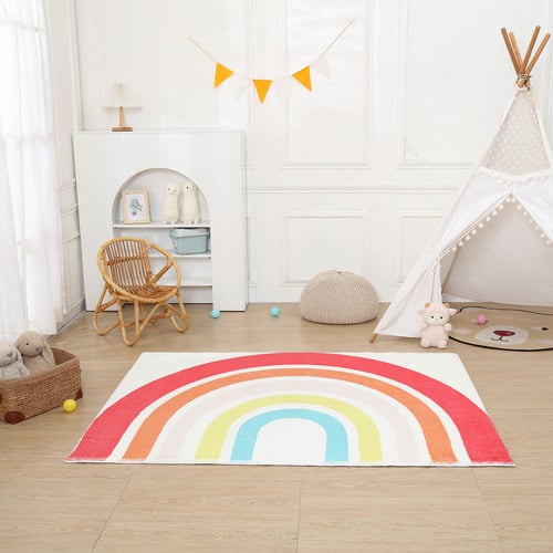 Rainbow Malachi Power-Loomed Rug