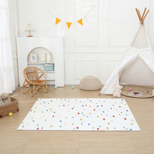 Pretty Dot Dolly Power-Loomed Rug | Temple & Webster