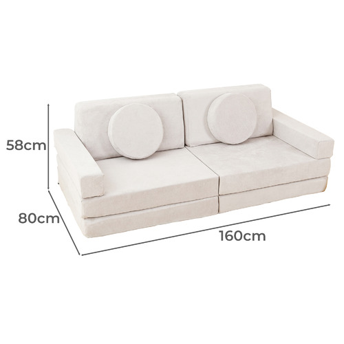 All 4 Kids Wyatt Suede Sofa
