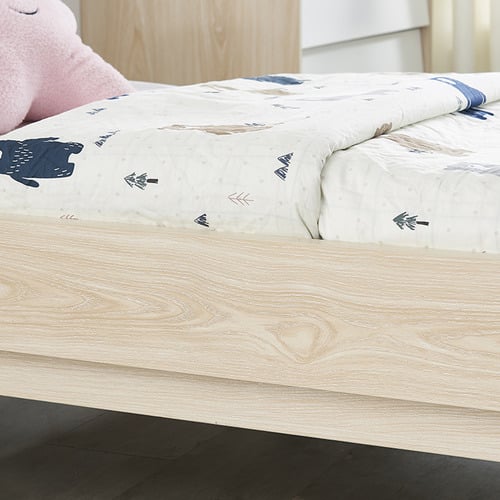 Merlin Pine Wood Single Bed Frame Temple & ster