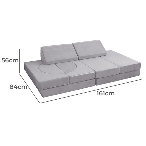 All 4 Kids Brooks Suede Sofa