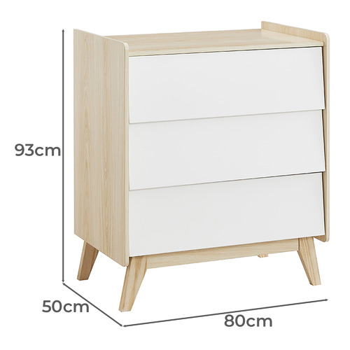 All 4 Kids Merlin 3 Drawer Chest