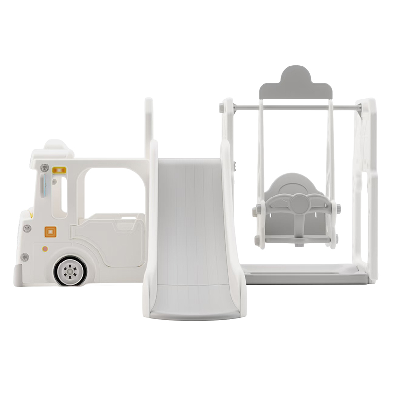 All 4 Kids White Lorenzo Slide & Swing Play Centre