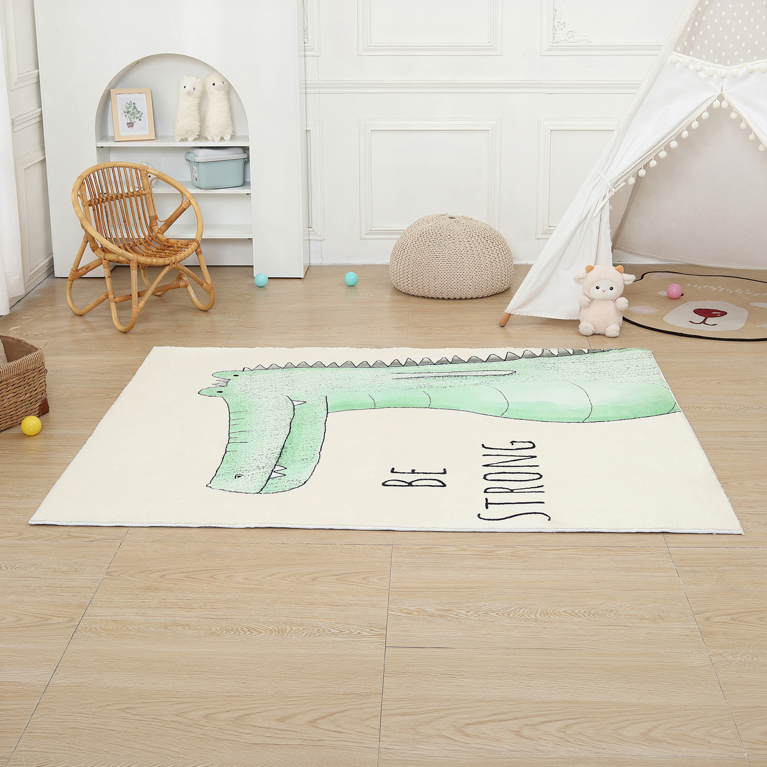 Be Strong Malcolm Power-Loomed Rug