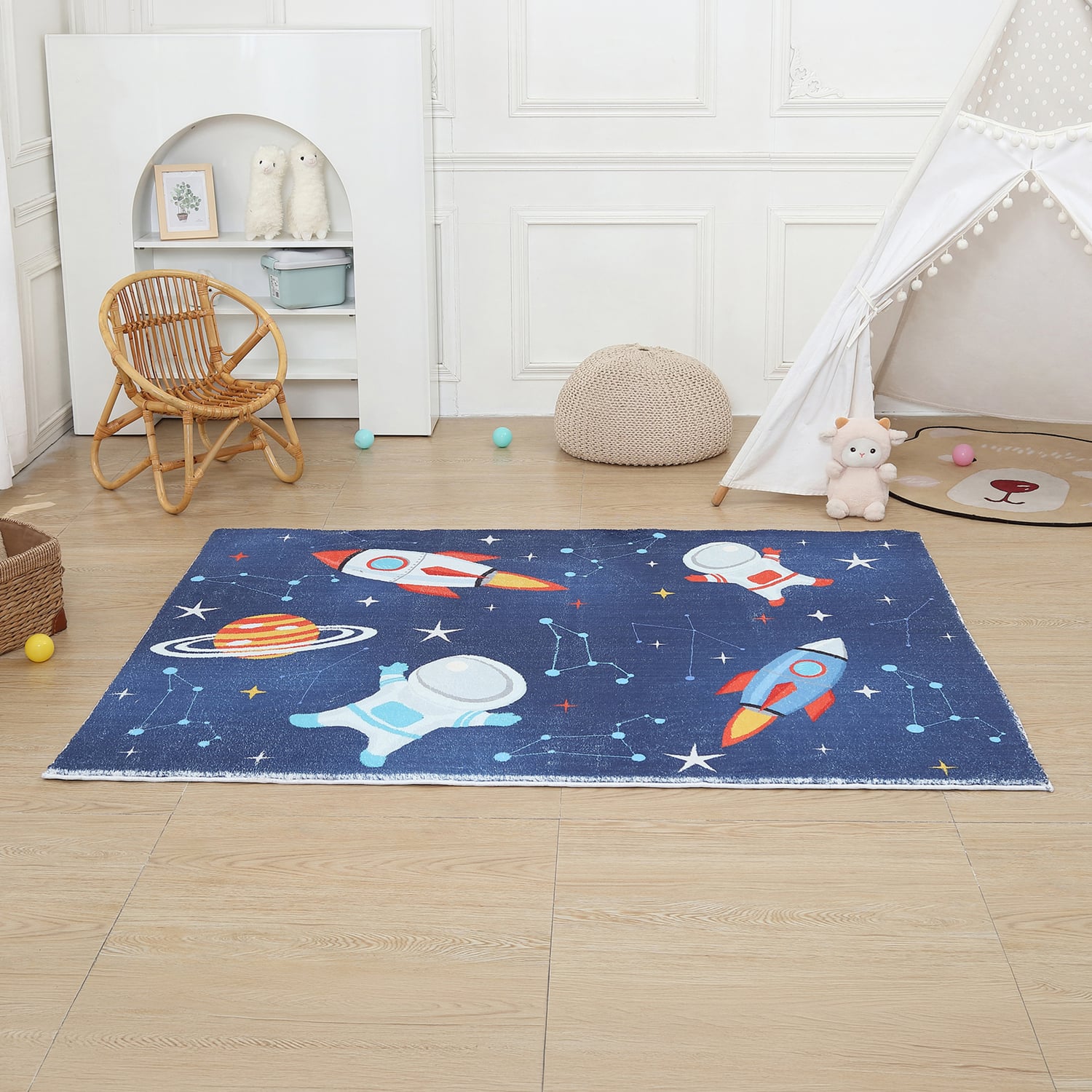 Outer Space Eissa Power-Loomed Rug