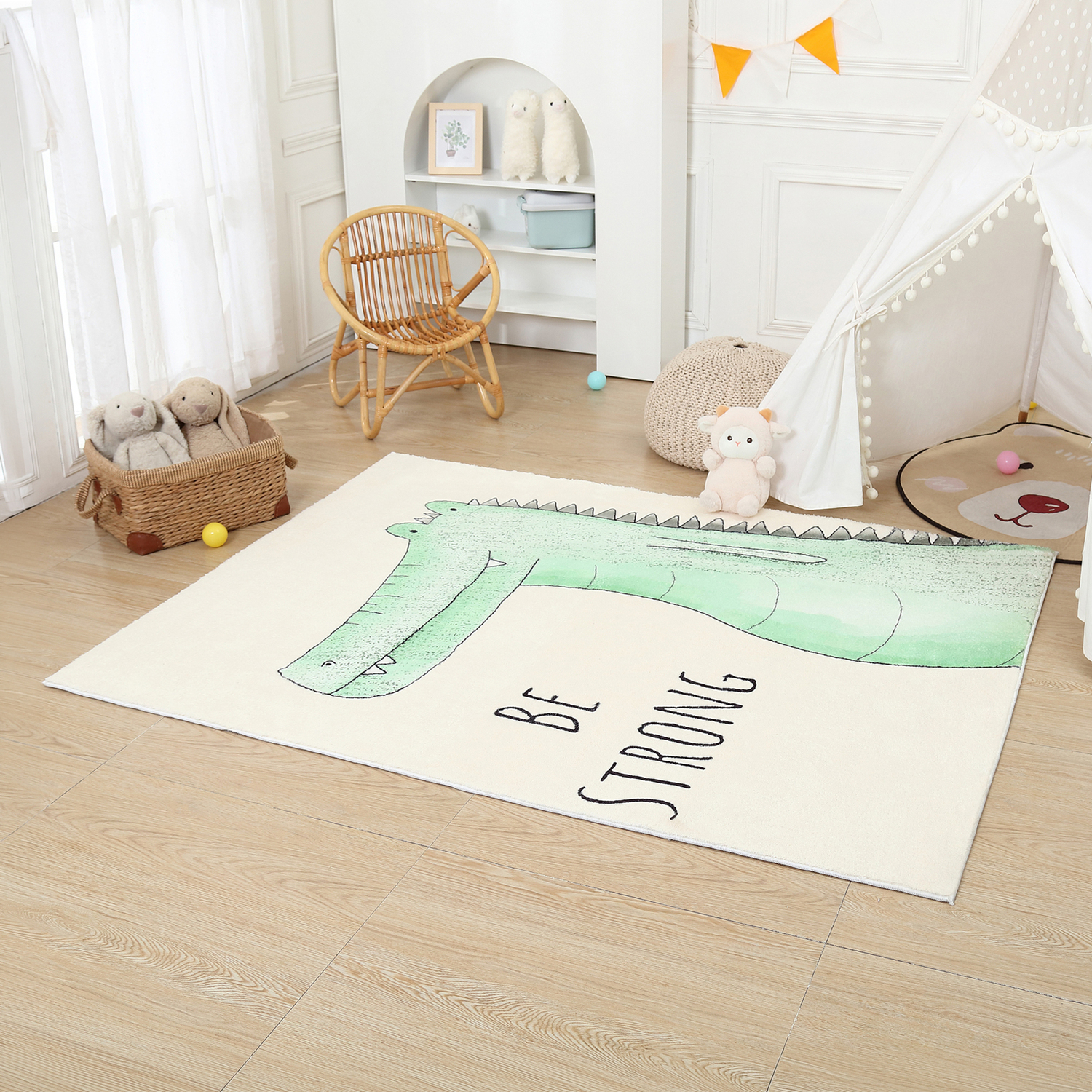 Be Strong Malcolm Power-Loomed Rug
