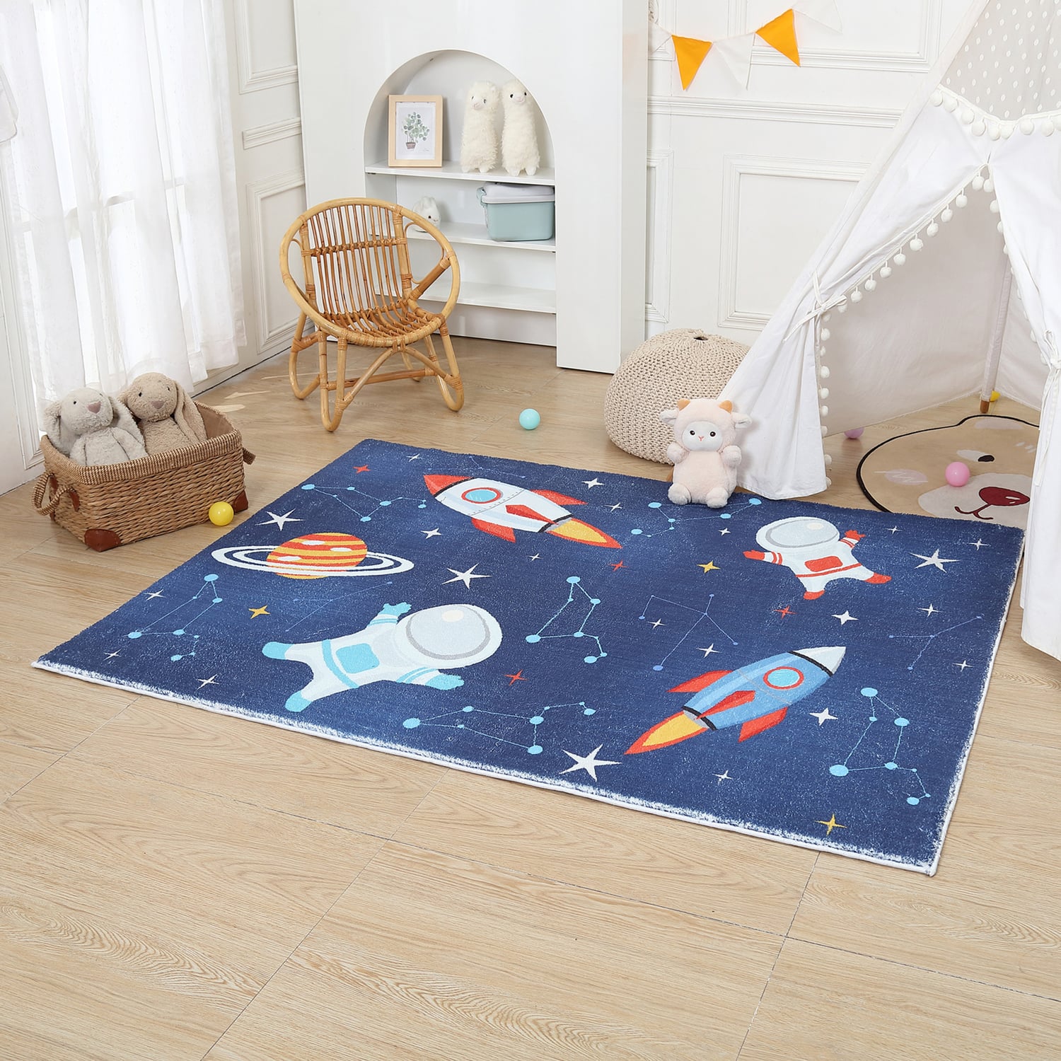 Outer Space Eissa Power-Loomed Rug