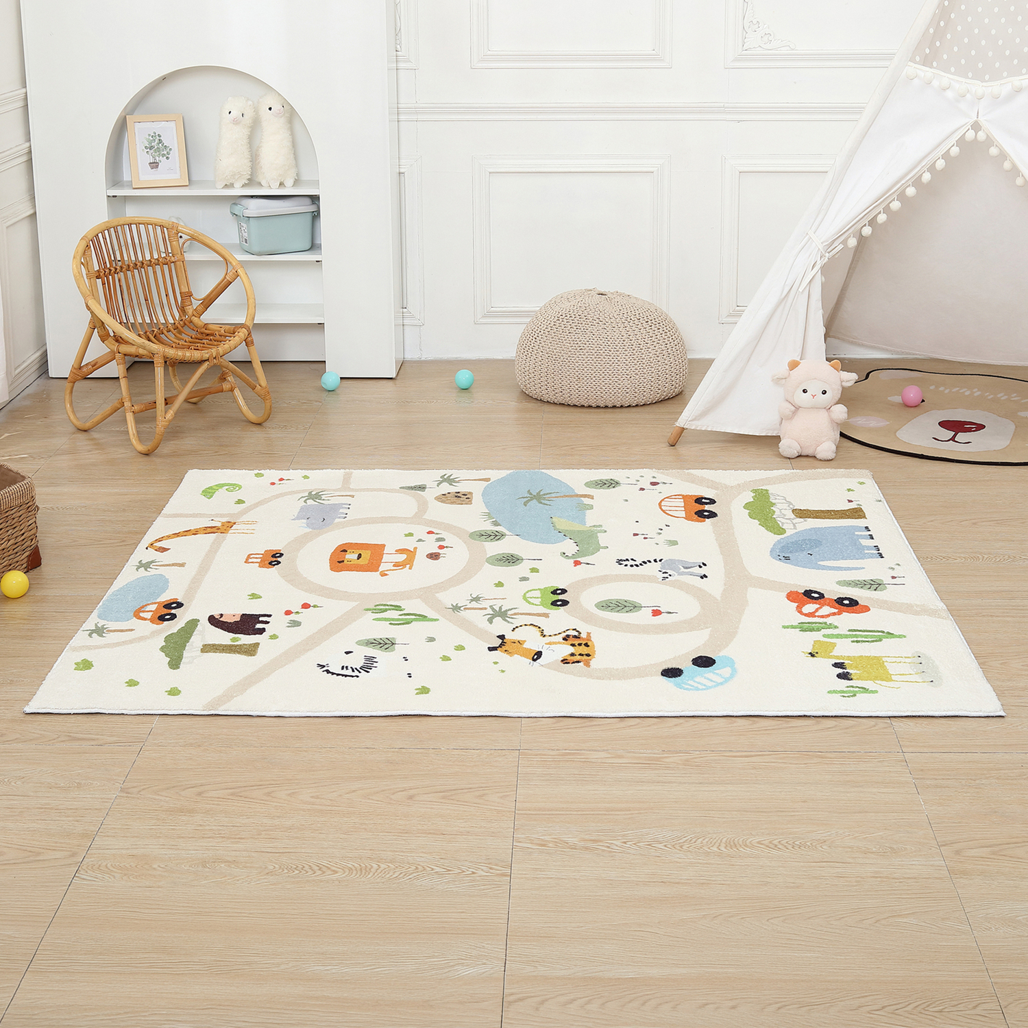 Amazing Zoo Elsie Power-Loomed Rug