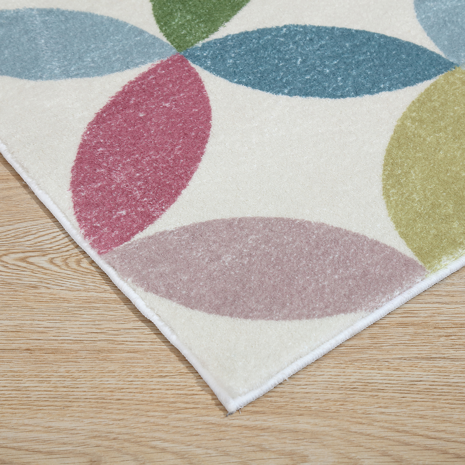 Colourful Shape Charlie Power-Loomed Rug