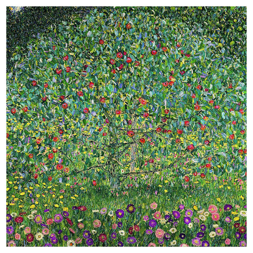 Apple Tree, By Gustav Klimt Stretched Canvas Wall Art