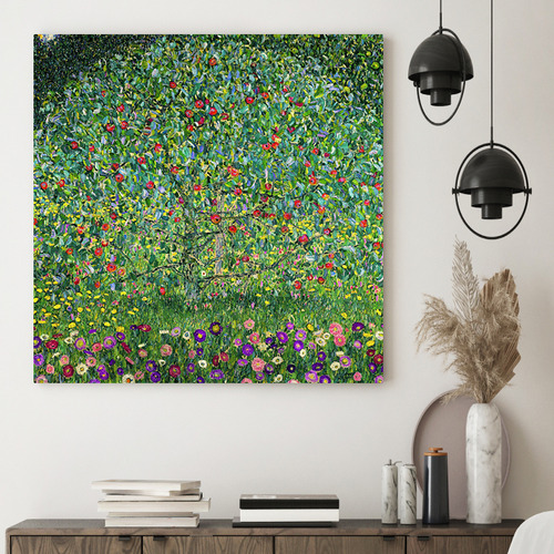 Apple Tree, By Gustav Klimt Stretched Canvas Wall Art