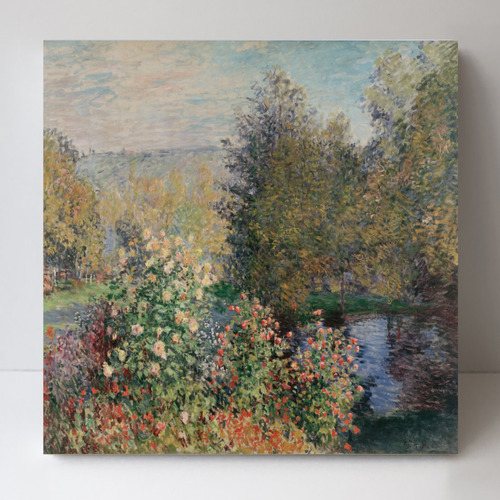 The Corner of The Garden At Montgeron By Monet Stretched Canvas Wall Art
