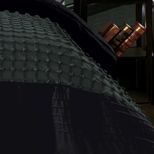 Black & Grey Cossette Quilt Cover Set