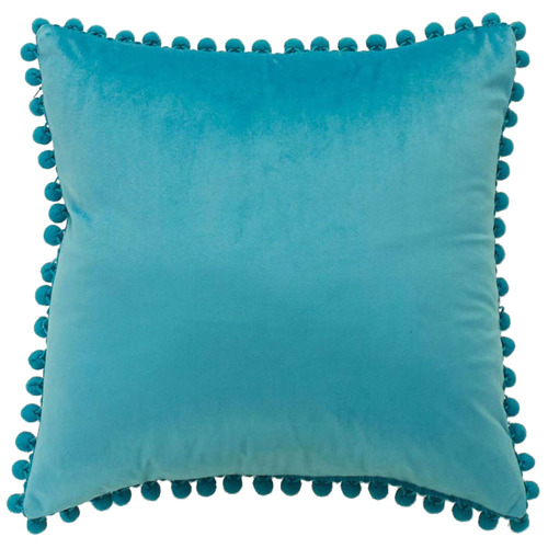 Luxton Pom Pom Velvet Cushion Cover | Temple & Webster