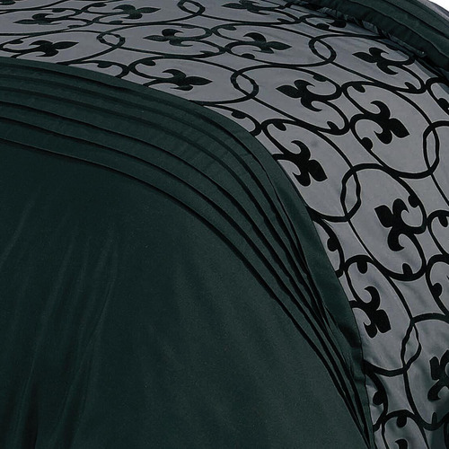 Charcoal & Black Lyde Quilt Cover Set