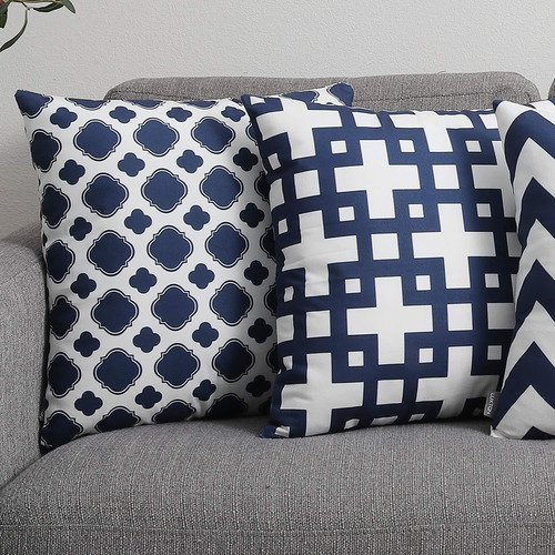 4 Piece Hamptons Cushion Covers