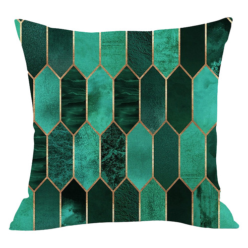 4 Piece Green Cushion Covers