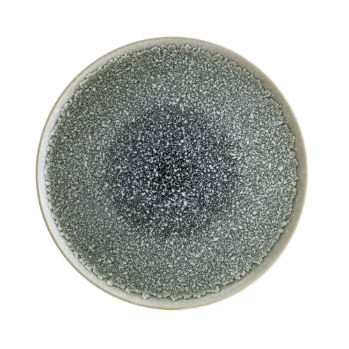 Thar Black 32cm Round Flat Platter