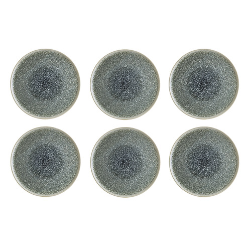 Thar Black 32cm Round Flat Platter