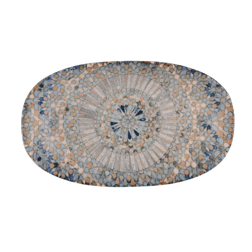 Luca Mosaic 24cm Oval Coupe Dish