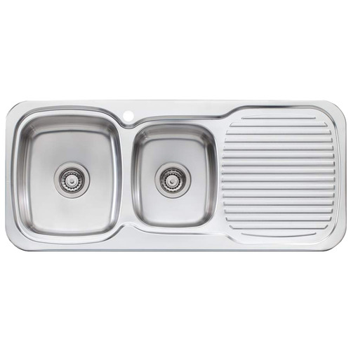 Lakeland Left Hand 1 & 3/4 Sink Bowl with Drainer
