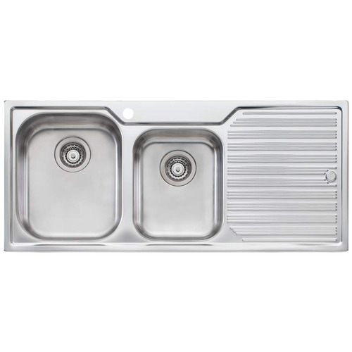 Diaz Left Hand 1 & 3/4 Sink Bowl with Drainer