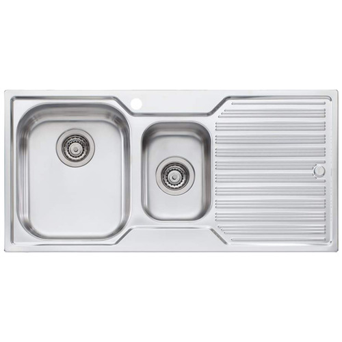 Diaz Left Hand 1 & 1/2 Sink Bowl with Drainer