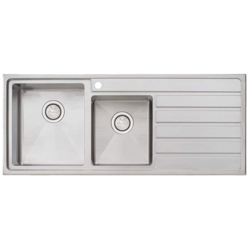 Apollo Left Hand 1 & 3/4 Bowl Sink with Drainer