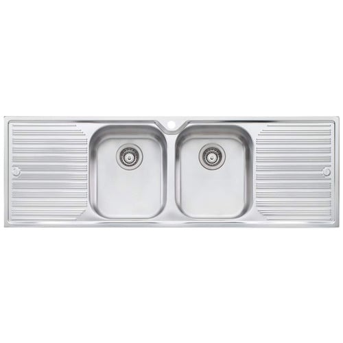 Diaz Double Sink Bowl with Double Drainer