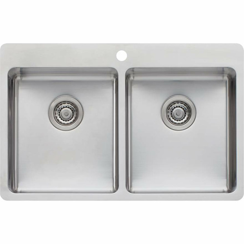 Sonetto Topmount Double Sink Bowl