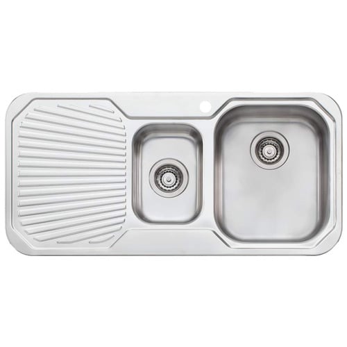 Petite Right Hand 1 & 1/2 Sink Bowl with Drainer