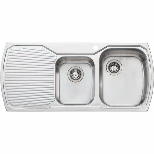 Monet Right Hand 1 & 3/4 Topmount Sink Bowl with Drainer