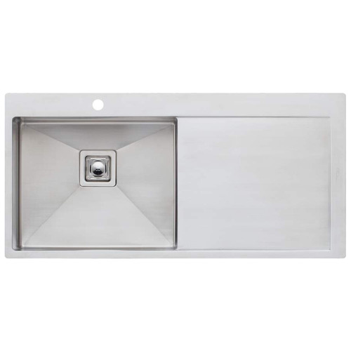 Professional Series Left Hand Single Sink Bowl with Drainer
