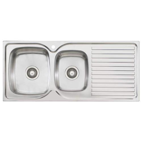 Endeavour Left Hand 1 & 3/4 Sink Bowl with Drainer