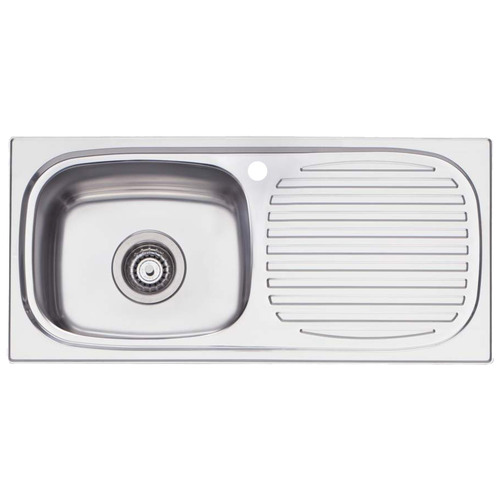 Martini Single Sink Bowl with Drainer